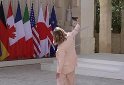 G7 Zirvesi'ne damga vuran anlar: Bir kadın bu kadar bekletilmez