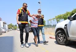Mühür bozma suçundan aranıyordun, evinden çıkan silahlara itiraz etti
