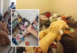 Eskişehir'de akıllara durgunluk veren görüntü! Evinden 1 ton çöp çıktı