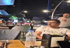 Elinde bıçakla yabancı uyruklu iş insanlarına tehditler savurdu: O anlar kameralara yansıdı