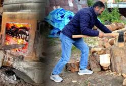 Sıcaktan güneşe ateş eden Adanalılar bu sefer soba yaktı!