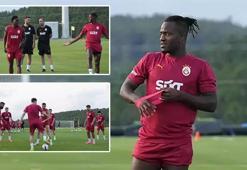 Galatasaray Kemerburgaz'da Michy Batshuayi sahaya indi!