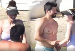 Fahriye Evcen ve Burak Özçivit'in Bodrum'da tatil keyfi