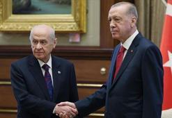 Cumhurbaşkanı Erdoğan, MHP lideri Bahçeli'yi kabul etti