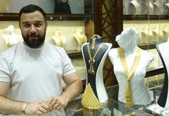 Gaziantep'te altın fiyatları yükseldi, kuyumcular umutlarını gurbetçilere ve düğünlere bağladı