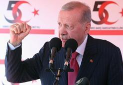KKTC'de tarihi gün! Cumhurbaşkanı Erdoğan: Kuzey Kıbrıs bizim göz bebeğimizdir canımızdan bir parçadır