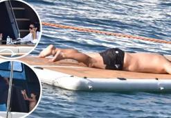 Arda Turan Bodrum'da lüks yatta böyle keyif yaptı