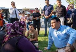 Gaziantep'te Başkan Yılmaz’dan aşure ve dondurma ikramı