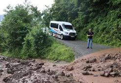 Trabzon'da sel felaketi: Tarım arazileri ve yollar hasar gördü