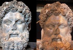 Aydın'da 'benzersiz keşif': Aphrodisias Antik Kenti'nde Zeus'a ait mermer başı bulundu