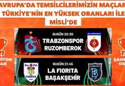 Avrupa'da temsilcilerimizin maçları Misli'de