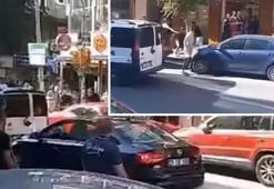 Avcılar'da yumruklu trafik kavgası! 'Ölümüne vuruyorlar'
