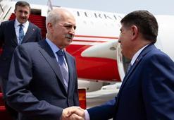 TBMM Başkanı Kurtulmuş ve Cumhurbaşkanı Yardımcısı Yılmaz, Doha'da