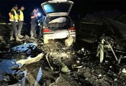 Kütahya'da korkunç kaza:  Gelin ve damat hayatını kaybetti