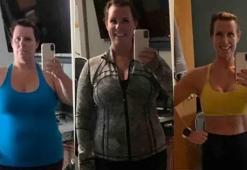 Evlendiğinde 120 kiloydu, anne olunca 59 kilo verdi! Sırrı sosyal medyada paylaştı: 3 temel adımı var!