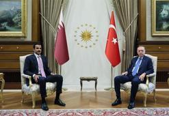 Cumhurbaşkanı Erdoğan, Katar Emiri Al Sani ile görüştü