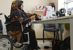 Gaziantep'te yaşadığı zorlukları ve engelini giyim kursu sayesinde aşıyor