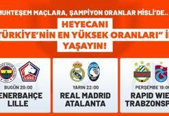 Muhteşem maçlara, Şampiyon Oranlar Misli’de… Heyecanı “Türkiye’nin En Yüksek Oranları” ile yaşayın!