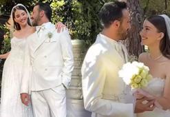 Dizi aşkı nikahla sonuçlandı! Beril Pozam ve  Ersin Arıcı evlendi