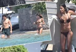 Berrak Tüzünataç ile Edis'in Bodrum tatili! İkili, deniz ve güneşin tadını çıkardı
