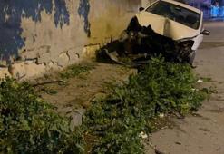 Eskişehir'de kontrolden çıkan otomobil ağaca çarptı: 1 yaralı