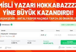 Misli Yazarı Hokkabazzz Yine Büyük Kazandırdı! Başakşehir – Antalyaspor maçında tam 24.00 oran bildi!