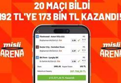 20 maça 0.5 Üst oynadı, 1081 orandan 173 bin TL kazandı!