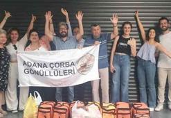 Adana çorba gönüllüleri bir çorba ile yürekleri ısıtıyor!