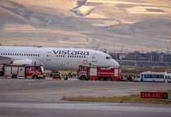 Hindistan'dan Almanya'ya giden uçak Erzurum'a acil iniş yaptı