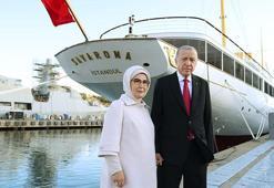 Cumhurbaşkanı Erdoğan, Atatürk’ün manevi mirası Savarona yatını ziyaret etti