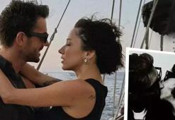 Serkay Tütüncü ve Zeynep Bastık aşktan kendilerinden geçtiler! Dudak dudağa pozlar!