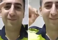 Polis memurunun görüntüleri tepki çekmişti! Emniyet'ten açıklama: Açığa alındı