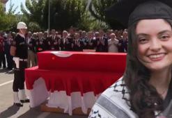 Ayşenur Ezgi Eygi'nin naaşı İzmir'de törenle karşılandı