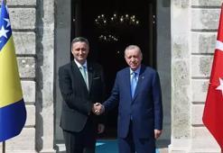 Erdoğan, Bosna Hersek Devlet Başkanlığı Konseyi Başkanı Becirovic ile bir araya geldi