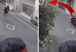 Sokakta yürüyen kadını taciz eden motokurye gözaltına alındı