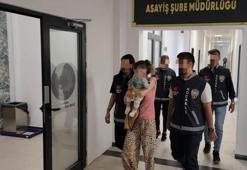 Kocaeli'nde suç makinesi kucağında bebekle tutuklandı