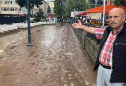Trabzon'da sel suları çekildi, ilçe çamur deryasına döndü