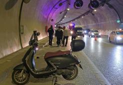 Devrilip sürüklenen motosikletin sürücüsü hayatını kaybetti
