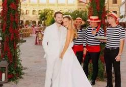 Sosyete bu düğüne akın etti: sima Tarkan ve Mark Başoğlu İtalya'da evlendi