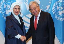 Emine Erdoğan, Guterres ile görüştü