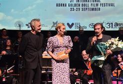 Adana Altın Koza Film Festivali'nde Demet Akbağ ve Uğur Polat'a onur ödülü