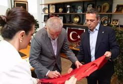 Ali Koç'tan TFF Başkanı İbrahim Hacıosmanoğlu'na ziyaret