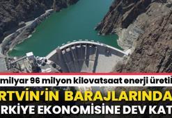 Artvin'in barajlarından Türkiye ekonomisine büyük katkı