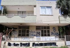 Kiracısının 8 yaşındaki erkek torununa cinsel istismar! Mahalleli tacizcinin evine sprey boya ile yazılar yazdı