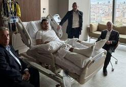 Aziz Yıldırım'dan Serhat Akın'a geçmiş olsun ziyareti