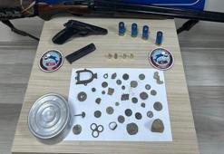 Gümüşhane'de durdurulan araçtan Roma dönemine ait tarihi eserler çıktı