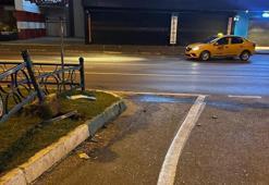 Bursa'da ticari taksi ile motosiklet çarpıştı! 2 kişi yaralandı