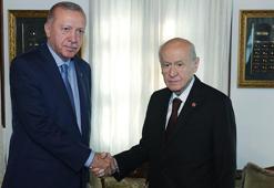 Cumhurbaşkanı Erdoğan, MHP lideri Bahçeli ile görüştü