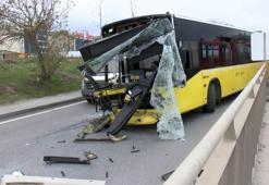 Sultangazi'de iki İETT otobüsü çarpıştı