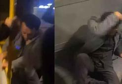 Eyüpsultan'da durakta bekleyen kadını taciz eden adama meydan dayağı